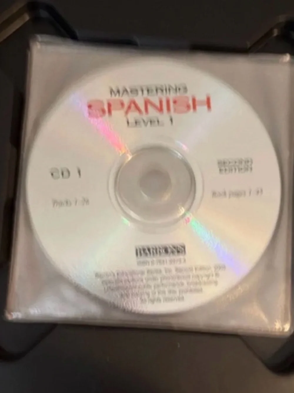 Barron's Mastering Spanish Level One - Orange & Brown CD set